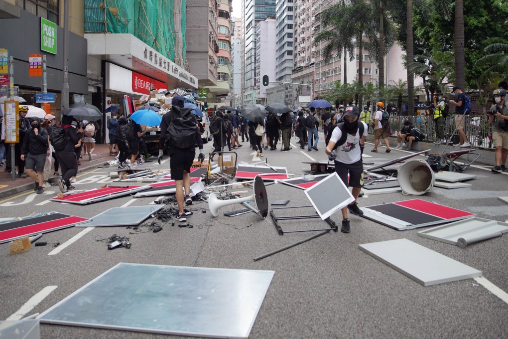 Hong Kong’s Deputy Commissioner of Police Oscar Kwok says the activities of groups trying to wreak havoc in Hong Kong were similar to those of terrorists across the globe. Photo: Winson Wong