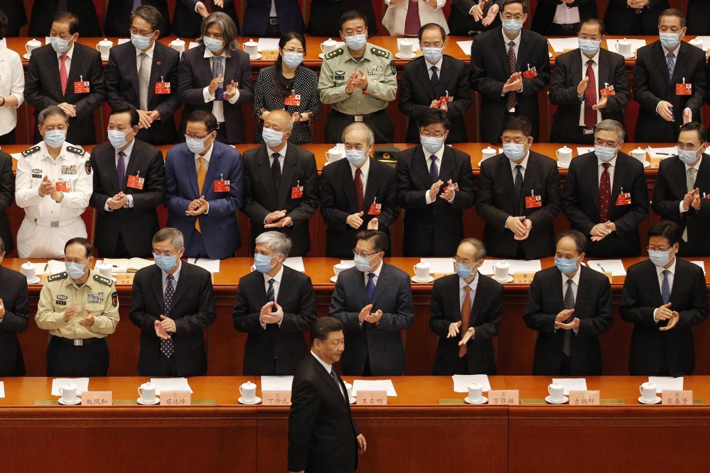 President Xi Jinping arrives at the Great Hall of the People in Beijing. Photo: AP