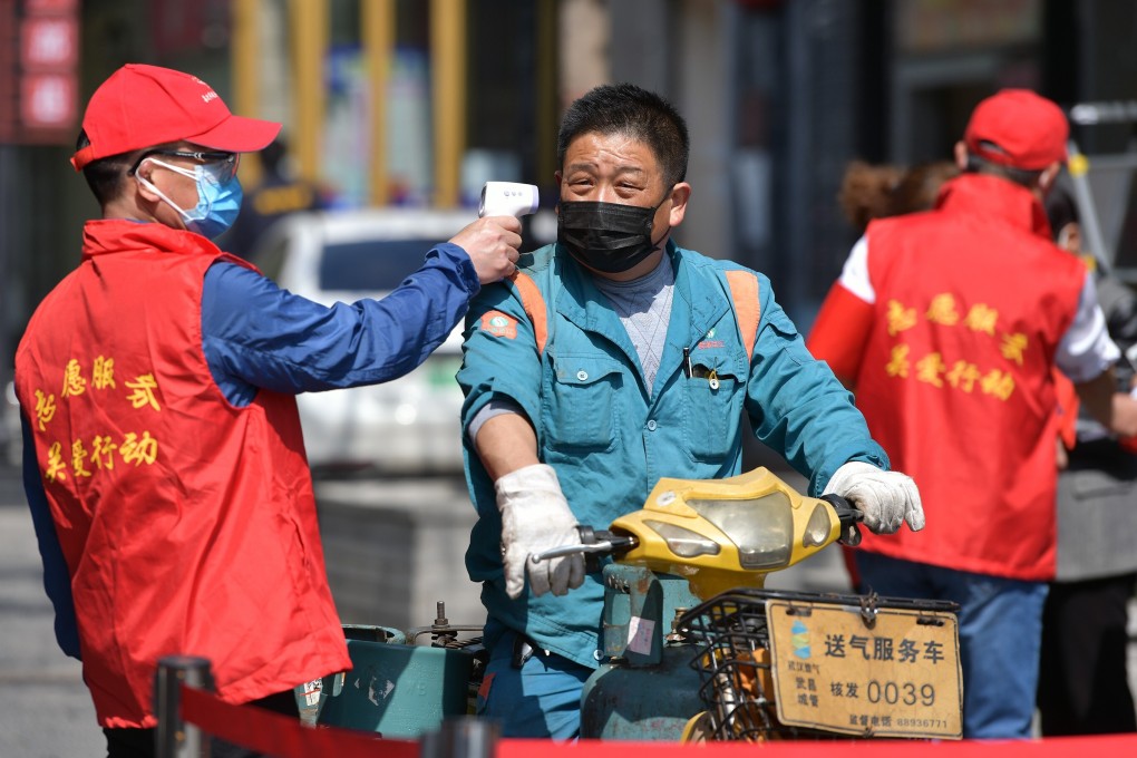 Volunteers have been helping in the fight against Covid-19 in Wuhan. Photo: Xinhua