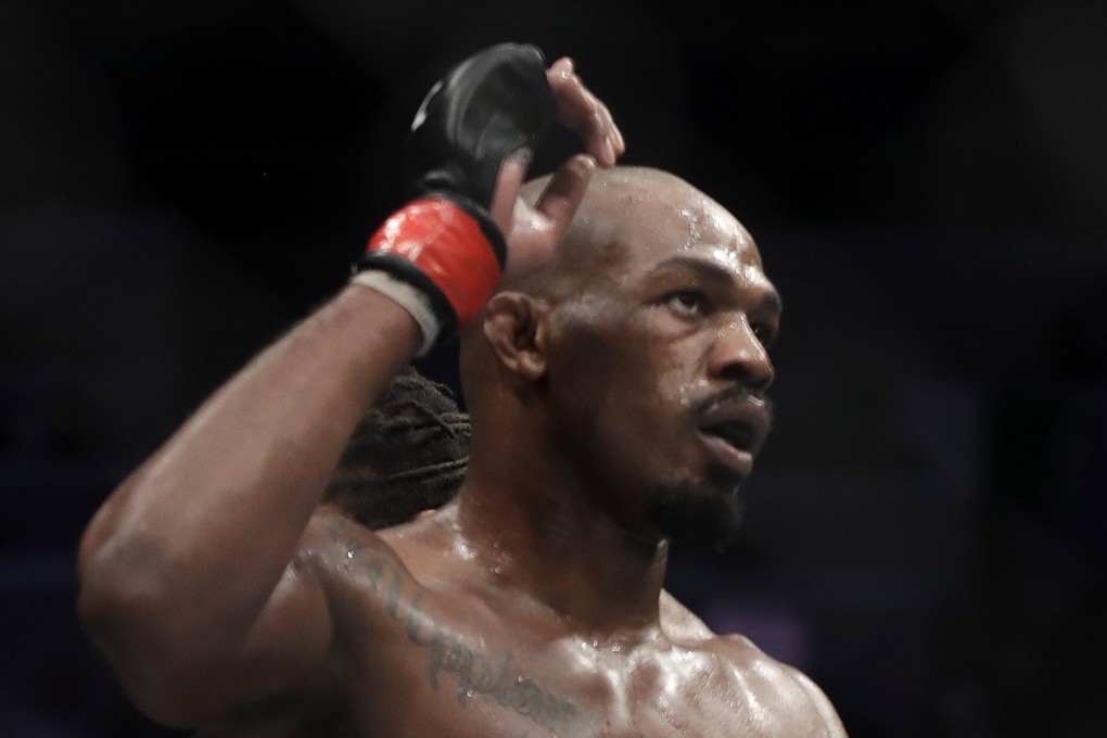 UFC light heavyweight champion Jon Jones looks to the fans after defeating Anthony Smith at UFC 235 in the T-Mobile Arena in Las Vegas in March last year. Photo: AFP