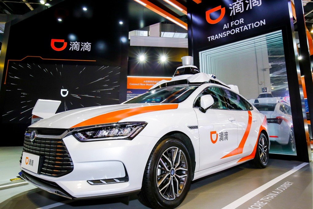 Didi Chuxing is conducting trials with self-driving vehicles in China and the US, where the ride-hailing giant has open-road testing permits. Photo: Handout