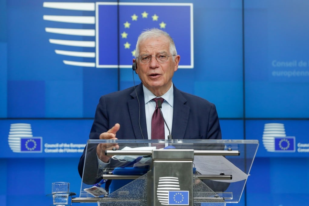 EU foreign policy chief Josep Borrell said the city’s autonomy had been weakened by the decision. Photo: EPA-EFE