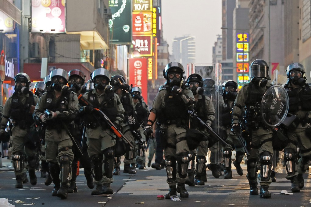 Last year Hong Kong police were stretched to their limits to tackle more than 1,200 anti-government protests that erupted between June and December. Photo: AP