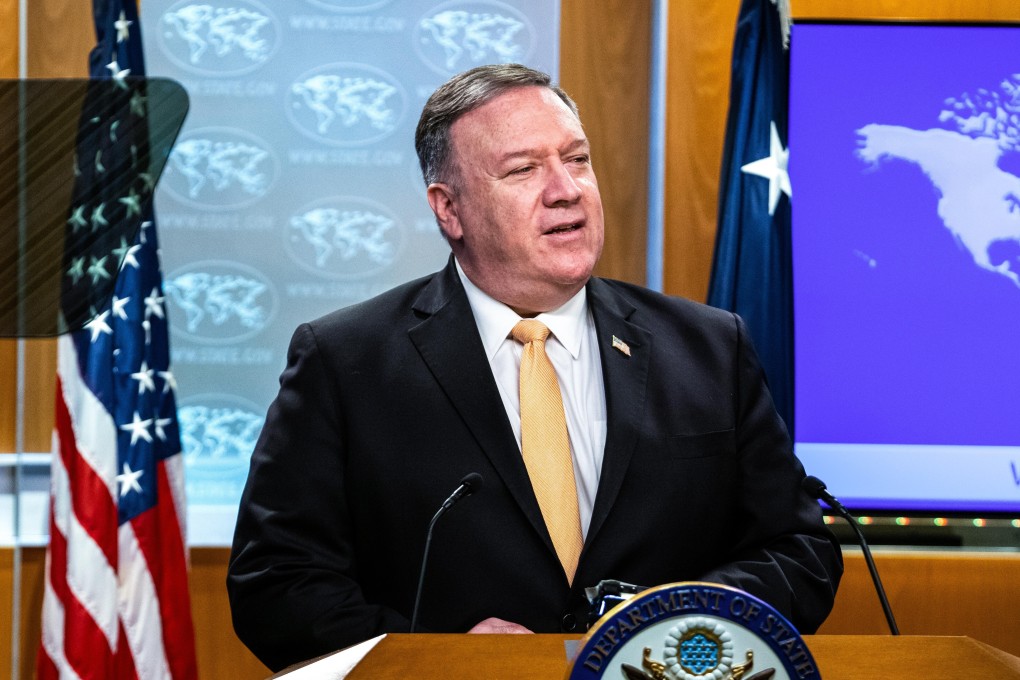 US Secretary of State Mike Pompeo and three of his counterparts called on China to honour its commitments made under the Sino-British Joint Declaration. Photo: DPA