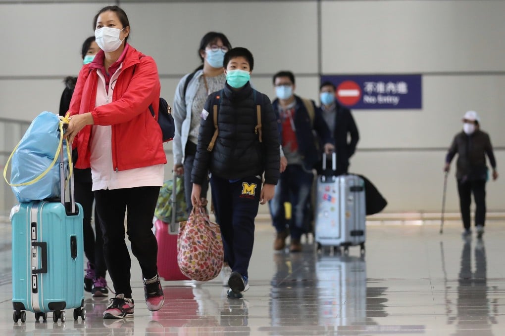 Travellers at the immigration facilities at the Hong Kong-Zhuhai-Macau Bridge. Photo: Winson Wong