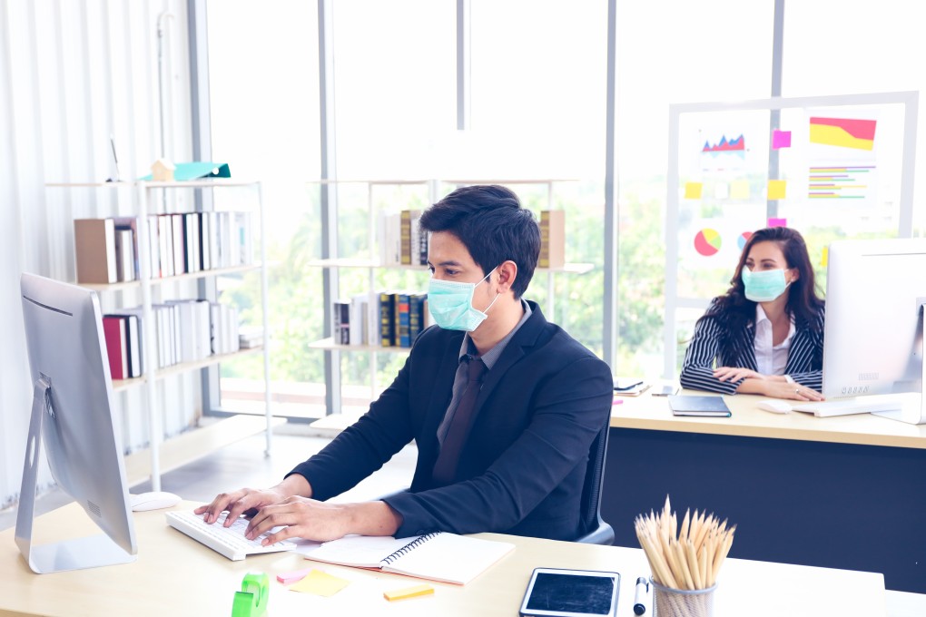 The return to offices should be in gradual phases, ideally with employees split into two teams, Cushman says. Photo: Shutterstock