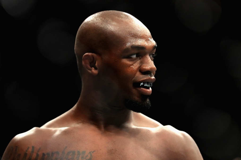UFC light heavyweight Jon Jones looks across the Octagon before his fight against Daniel Cormier in their light heavyweight fight at UFC 214 at the Honda Centre in California in July of 2017. Photo: AFP