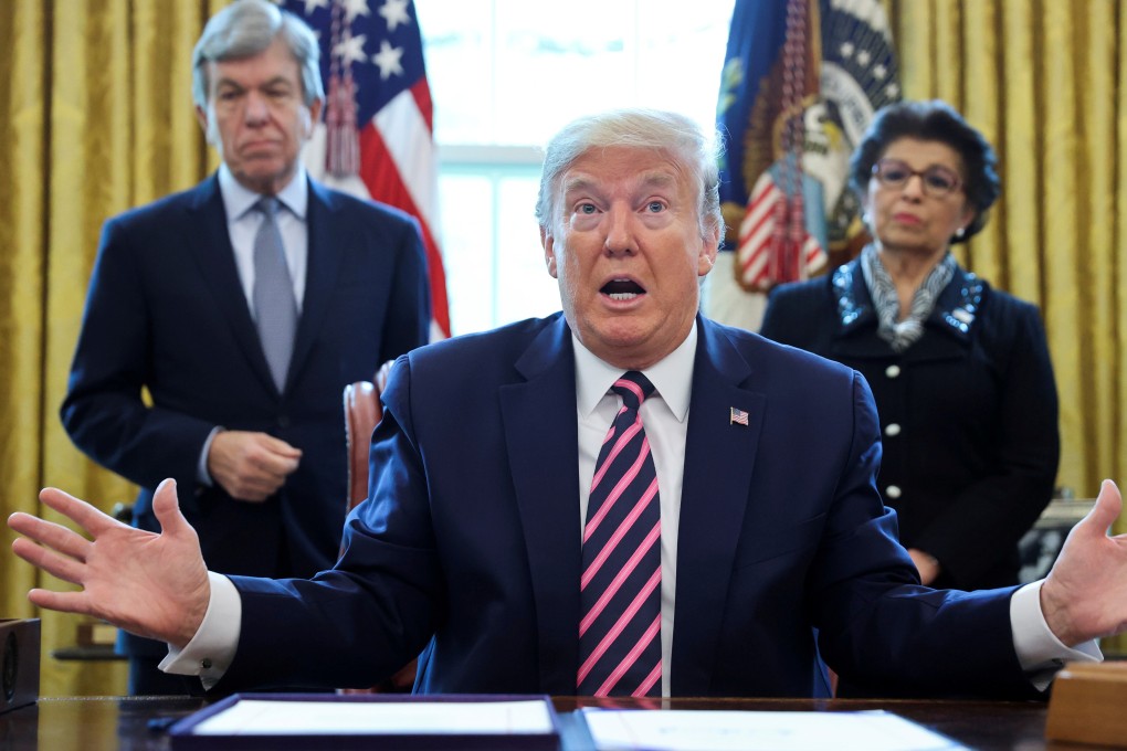 Donald Trump accused the WHO of helping Beijing to cover up the early days of the coronavirus pandemic. Photo: Reuters