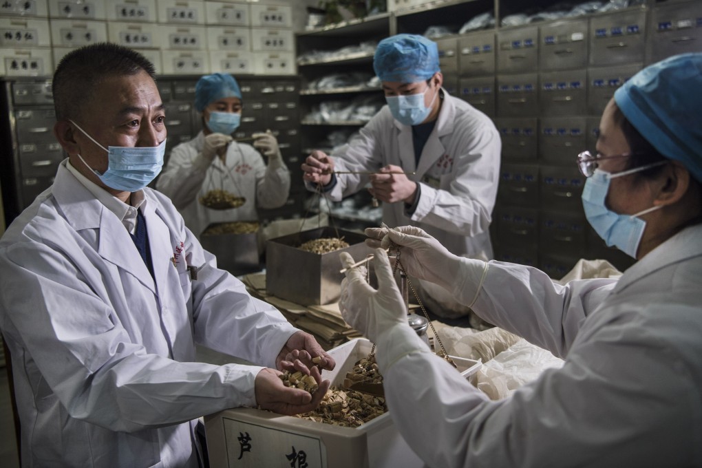 The Chinese government has pushed for wider use of traditional medicine during the Covid-19 pandemic. Photo: Xinhua