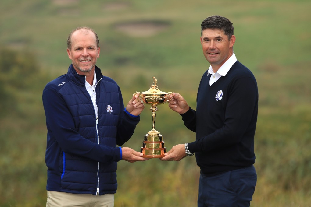 United States Captain Steve Stricker (left) says the Ryder Cup would be ‘a yawn’ without spectators. Photo: AFP