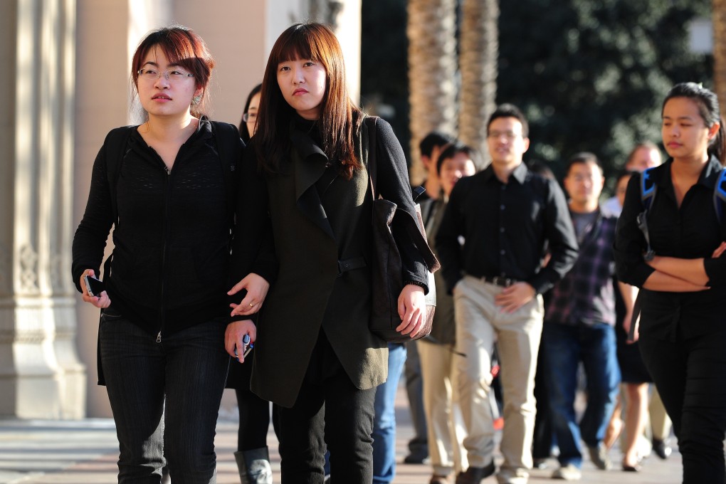 A surge in the number of overseas Chinese students is set to decline due to the coronavirus and restrictions in the US. Photo: AFP