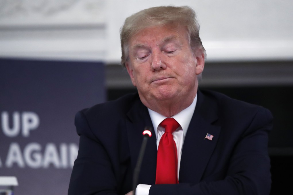US President Donald Trump is seen on Friday in Washington. Photo: AP
