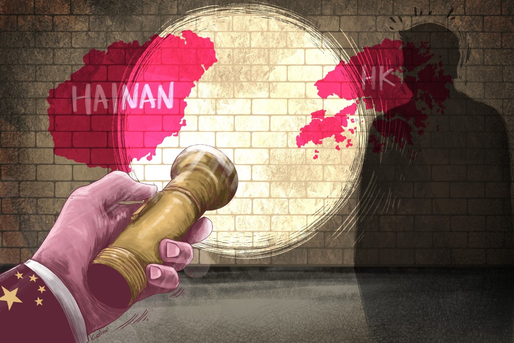 China plans to turn the southern island of Hainan into a free trade port. Illustration: Lau Ka-kuen