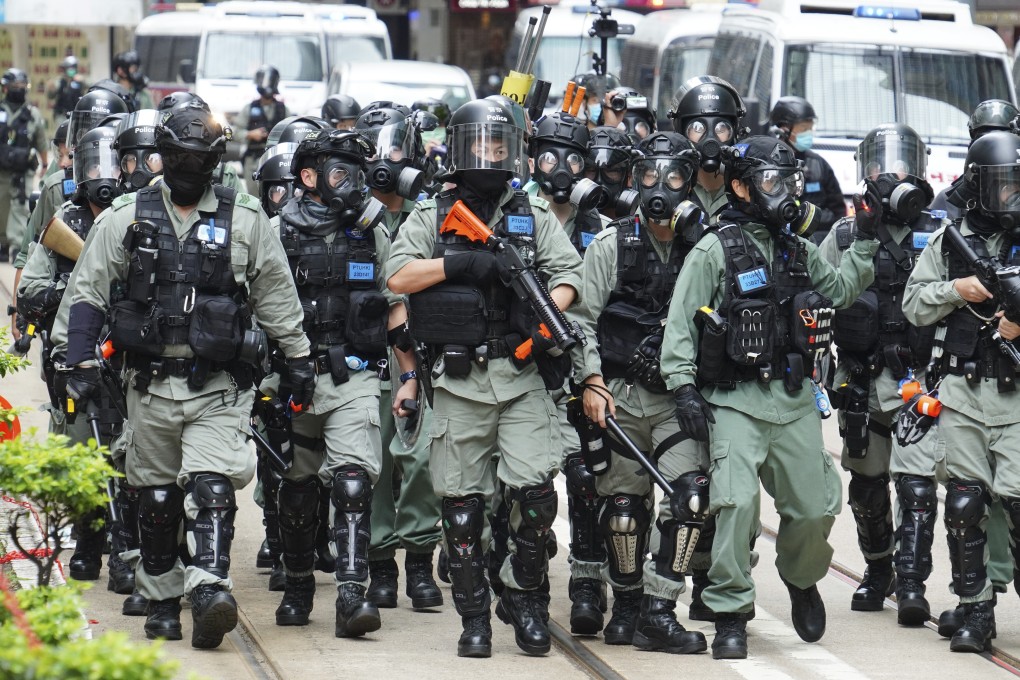 About 2,000 riot officers will be deployed on Hong Kong Island while another 1,000 will be in other districts, such as Mong Kok. Photo: Robert Ng