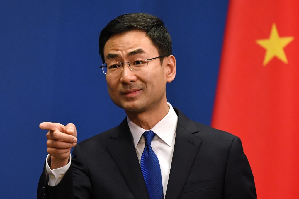 Chinese foreign ministry spokesman Geng Shuang has previously been posted at the UN mission in New York and the Washington embassy. Photo: AFP