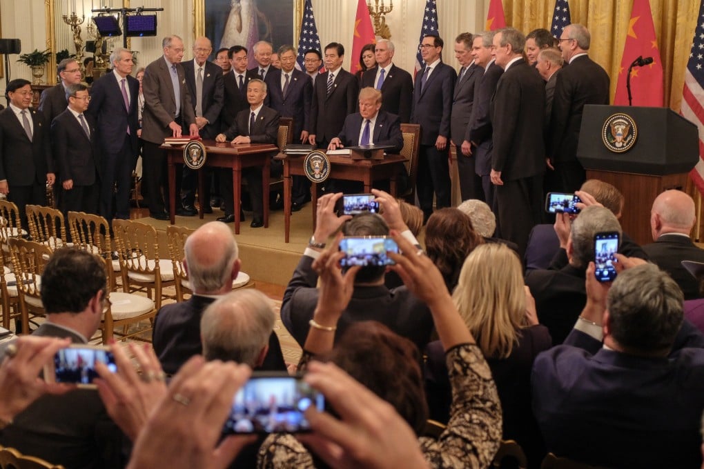 As part of the phase one trade deal signed in January, China agreed to buy an additional US$200 billion of American goods and services over the following two years. Photo: EPA-EFE