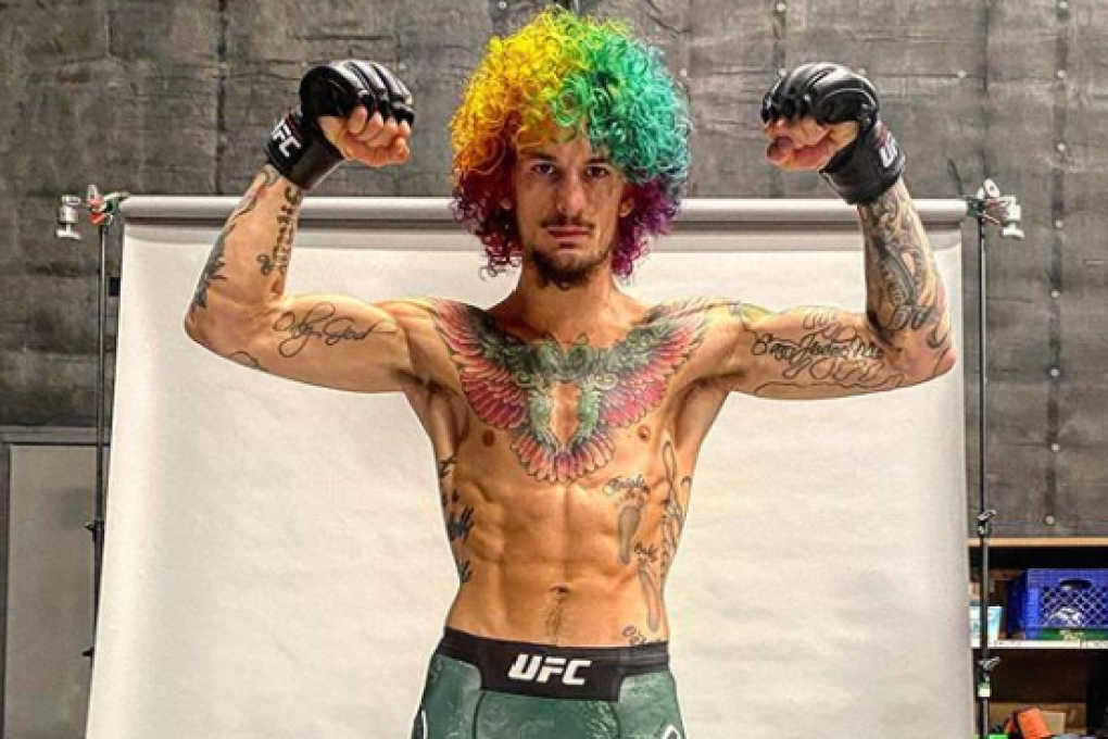 UFC bantamweight contender Sean O'Malley poses ahead of his UFC 250 fight against Eddie Wineland at the Apex Centre in Las Vegas on Saturday. Photo: Instagram / Sean O'Malley
