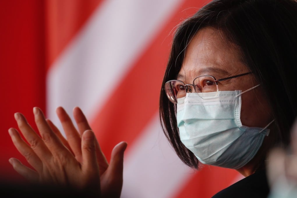 Taiwan’s President Tsai Ing-wen said the island’s democracy took a step forward with the vote to remove Kaohsiung mayor Han Kuo-yu. Photo: EPA-EFE