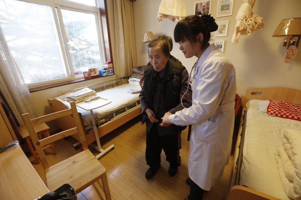 Nursing homes are not popular in China, but family care has its own set of problems. Photo: EP