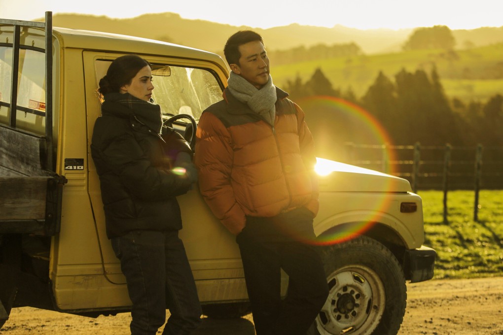 Huang Xuan and Lydia Peckham in a still from Only Cloud Knows (category IIA; Mandarin, English), directed by Feng Xiaogang. Yang Caiyu co-stars.