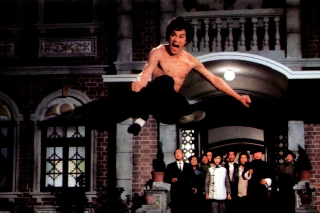 Bruce Lee takes to the air in a scene from Fist of Fury (1972). A new ESPN documentary about the kung fu legend called Be Water has been made by Vietnamese-American director Bao Nguyen. Photo: Hong Kong Film Archive