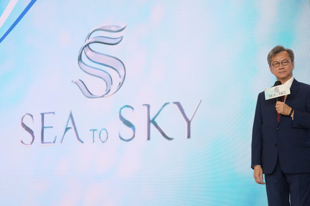 The new security law would have a positive impact on the city’s property market, said CK Asset’s executive director Justin Chiu Kwok-hung, pictured at Tuesday’s press briefing. Photo: Dickson Lee