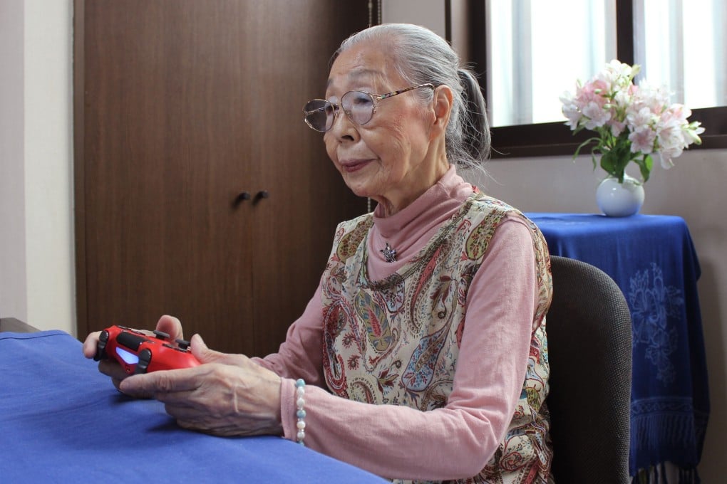 Hamako Mori, dubbed Japan’s ‘Gamer Grandma’. Photo: AFP