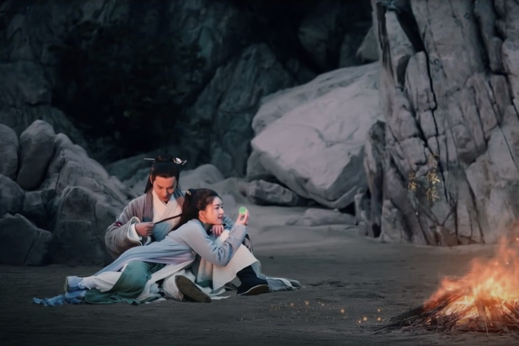 Lord Jiuyun (Zheng Yecheng) and Li Yan (Zhao Lusi) in Amazon Prime ‘s Love of Thousand Years. Photo: Amazon Prime