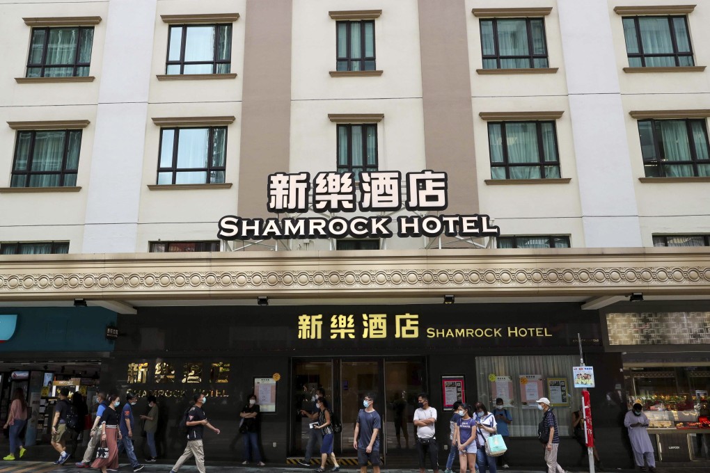The Shamrock Hotel on Nathan Road, Hong Kong, will close down on June 14 after seven decades of business. Photo: Edmond So