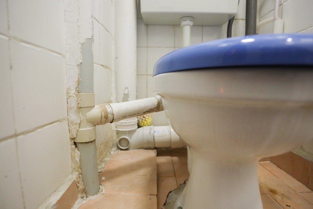 There are fears that the coronavirus could spread through structural problems in buildings, such as damaged sewage or ventilation pipes. Photo: Sam Tsang