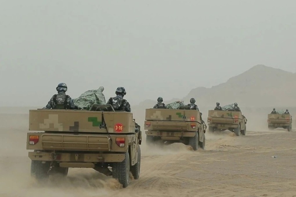 The Chinese military says it can deploy thousands of soldiers and weapons from central China to the border with India “within hours”. Photo: Weibo