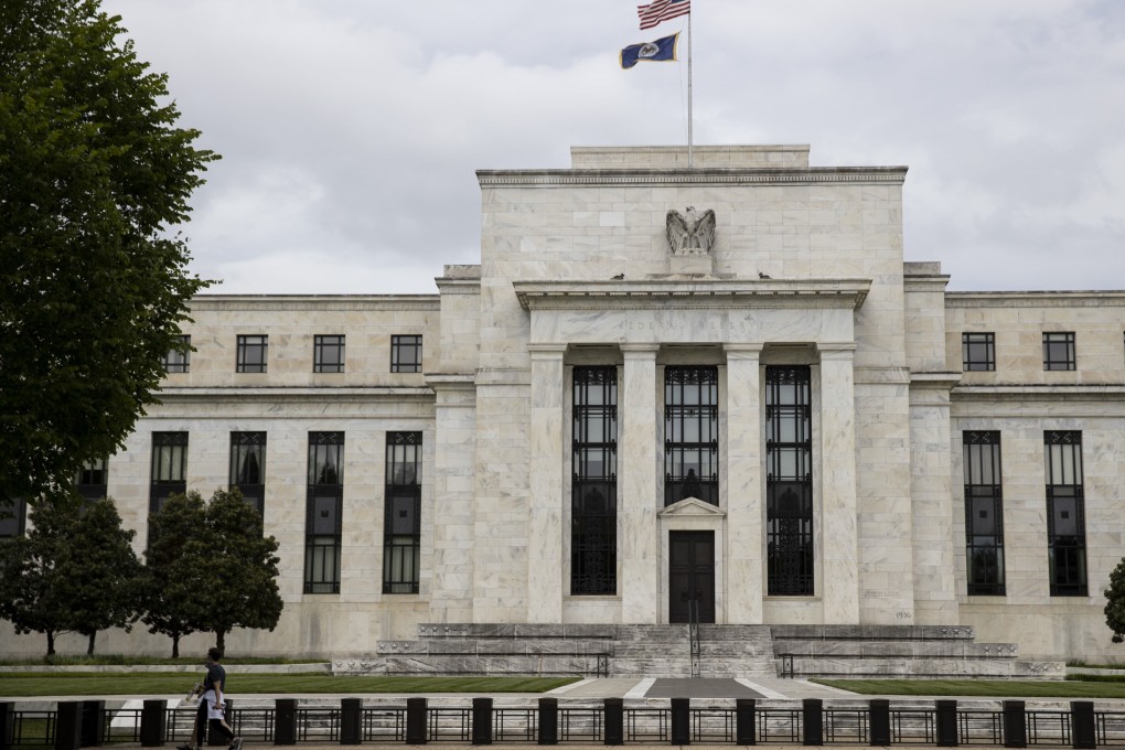 The US Federal Reserve building in Washington on May 21. Federal Reserve chair Jerome Powell has said the US central bank is “not even thinking about raising rates”. Photo: Xinhua