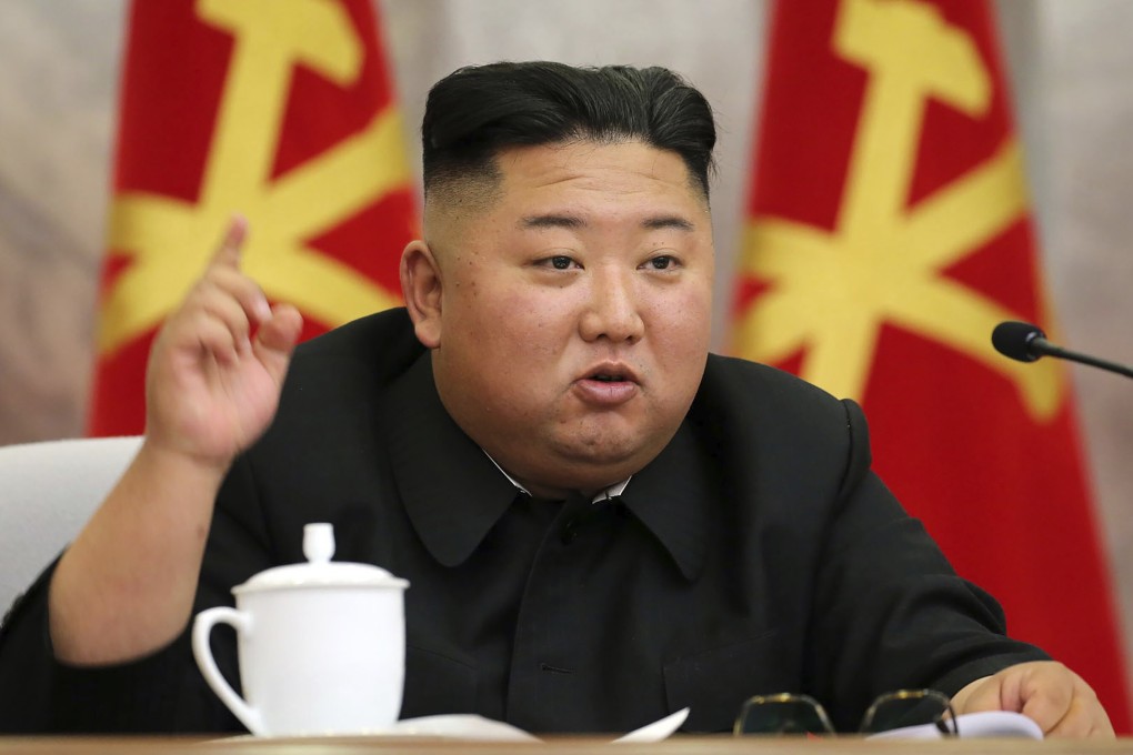 North Korean leader Kim Jong-un speaks during a meeting of the Central Military Commission of the Workers' Party of Korea. Photo: Korean Central News Agency/Korea News Service via AP