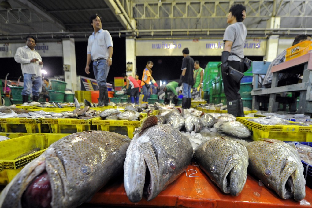 Seafood buffets were offered at low prices, including one charging 880 baht (US$10) for a group of 10 people. Photo: AFP