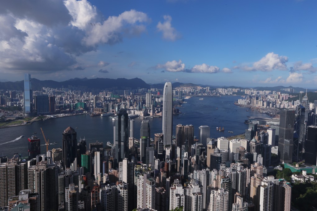 A general view of Victoria Harbour, taken from The Peak on Hong Kong Island on 13 July 2014. Photo: SCMP