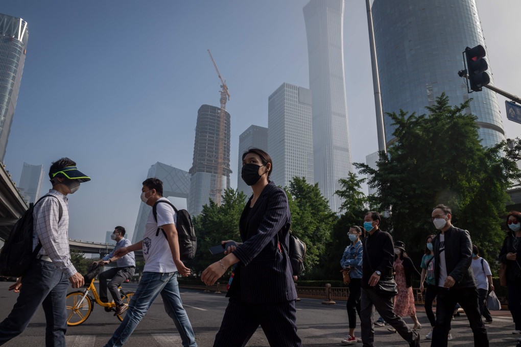 Morning rush hour in Beijing on May 22, 2020. China’s economy is showing signs of a strong recovery from Covid-19 lockdown. Photo: AFP