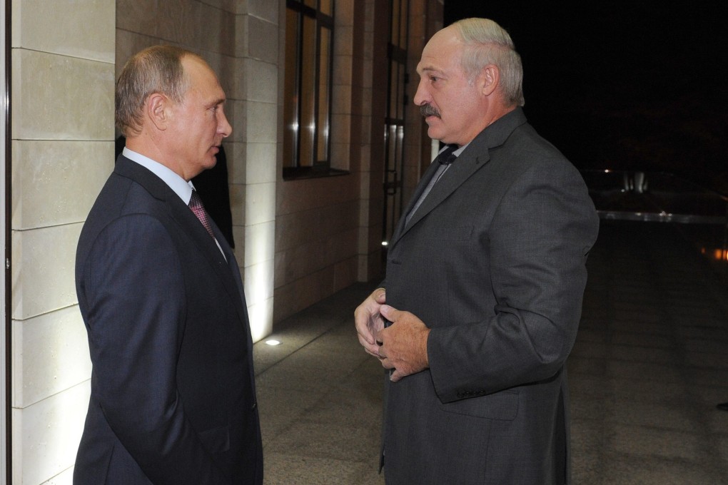 Russian President Vladimir Putin (L) with his Belarusian counterpart Alexander Lukashenko. Photo: EPA