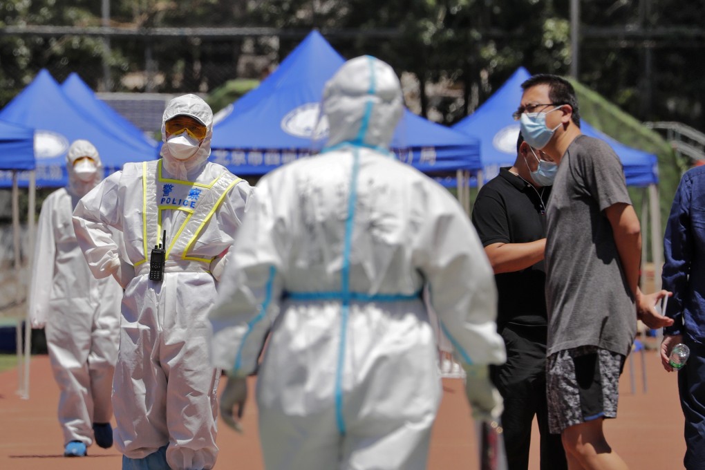 The wholesale food market at the centre of the latest coronavirus outbreak in Beijing has been closed down. Photo: AP