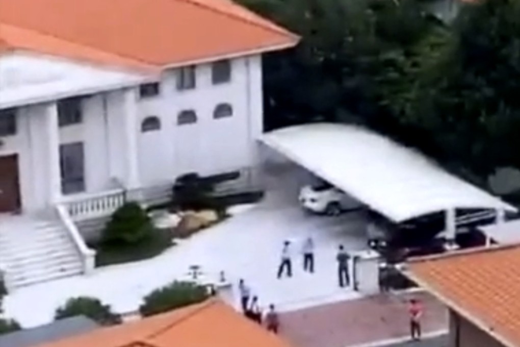 The billionaire founder of house appliance manufacturing giant Midea Group, He Xiangjian, had been rescued safely after his house was broken into on Sunday. Photo: SCMP Handout