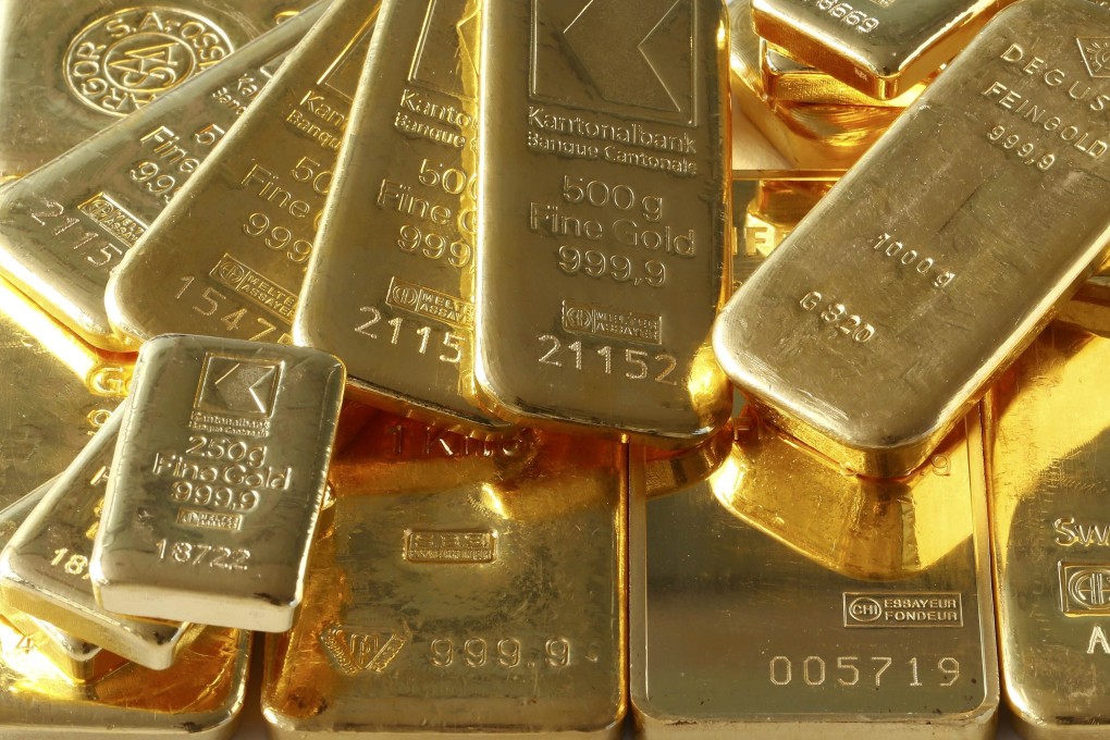 Gold bars from the vault of a bank are seen in an illustration picture taken in Zurich on November 20, 2014. File photo: Reuters