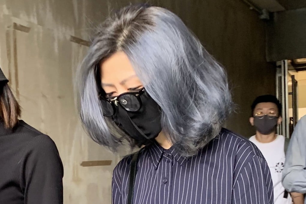 Designer Riyo Chan leaves High Court on Wednesday. Photo: Jasmine Siu