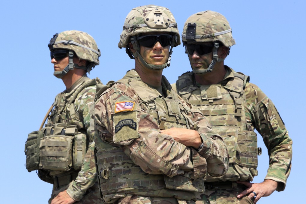 US soldiers in the Nato-led Noble Partner 2017 multinational military exercises outside Tbilisi, Georgia. File photo: AP
