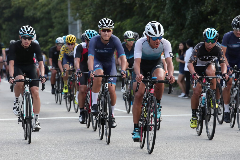 Cyclists compete at the 2018 Hong Kong Championships in Tin Shui Wai. Photo: Jonathan Wong