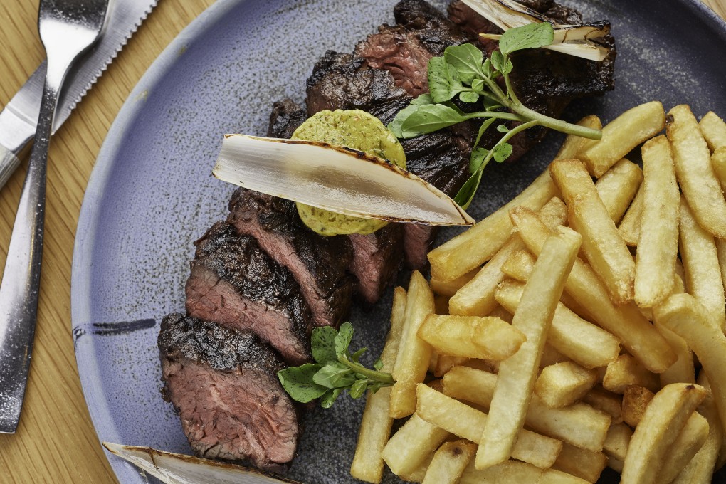 Parisian-style brasserie District Eight’s menu includes Ranger Valley hangar steak. Photo: Woolly Pig