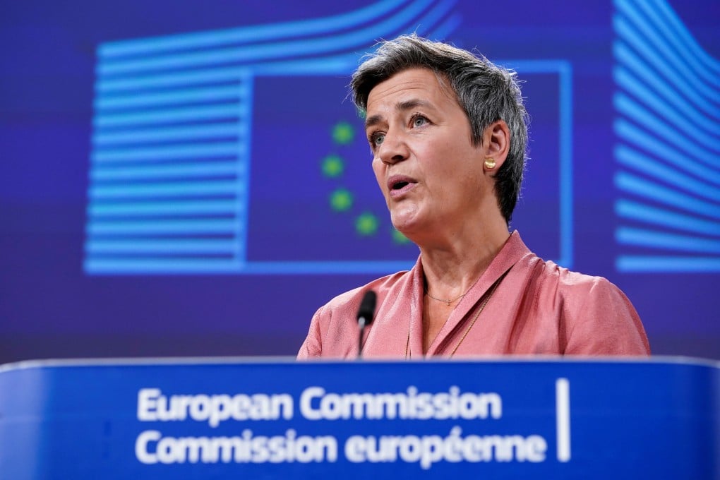 Margrethe Vestager says the EU is concerned about its funding to member states ending up in the pockets of state-funded companies overseas. Photo: EPA-EFE