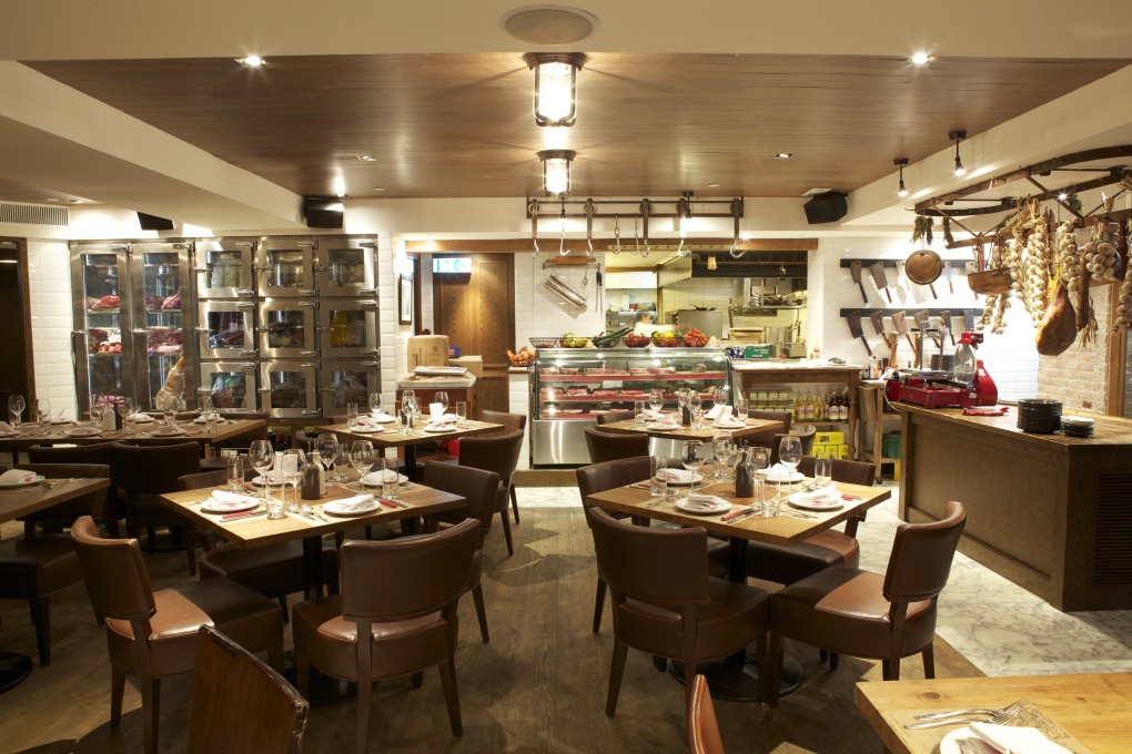 Bistecca is a rustic Italian restaurant in Lan Kwai Fong. Photos: Dining Concepts