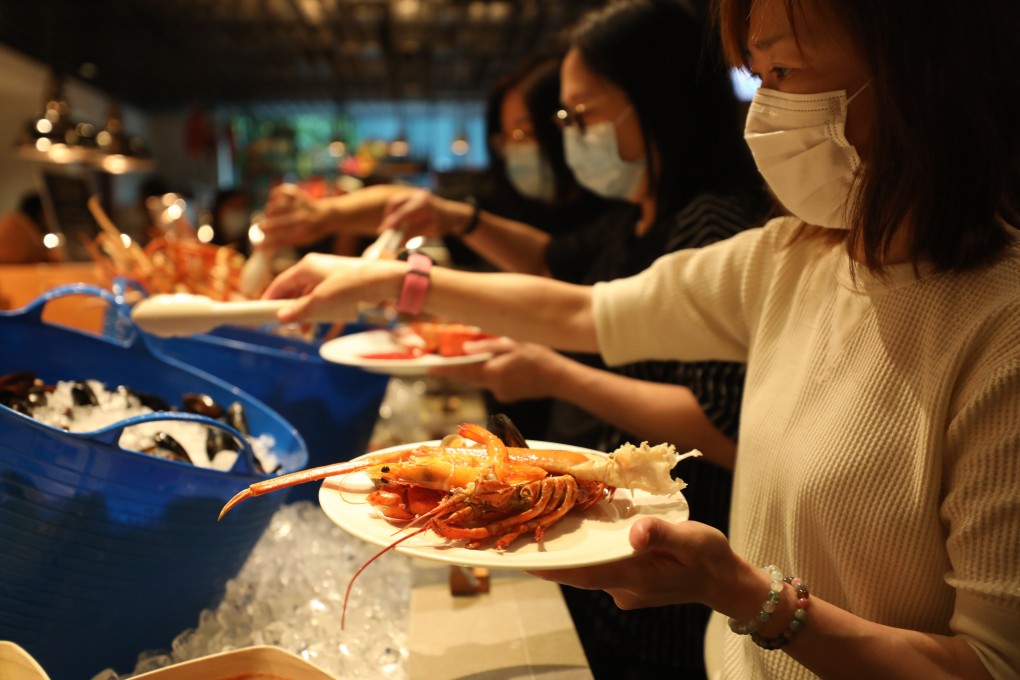 The buffet at The Market at Hotel Icon in Hong Kong. Photo: Xiaomei Chen