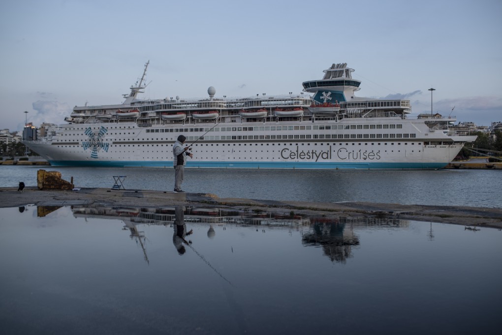 International travel curbs to stem the spread of the coronavirus have resulted in cruise ships being turned away each day by ports around the world. Photo: AP