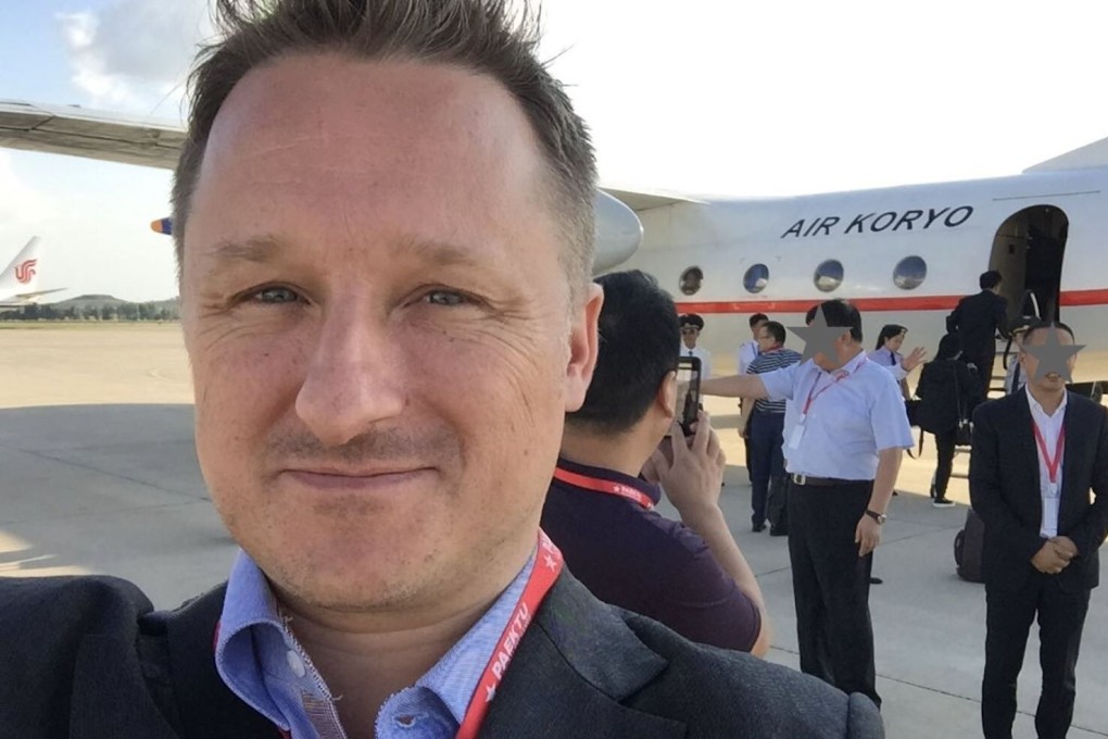 Canadian Michael Spavor, director of Paektu Cultural Exchange, has been detained in China since December 2018. Chinese authorities have moved ahead with his prosecution on spying charges. Photo: Twitter