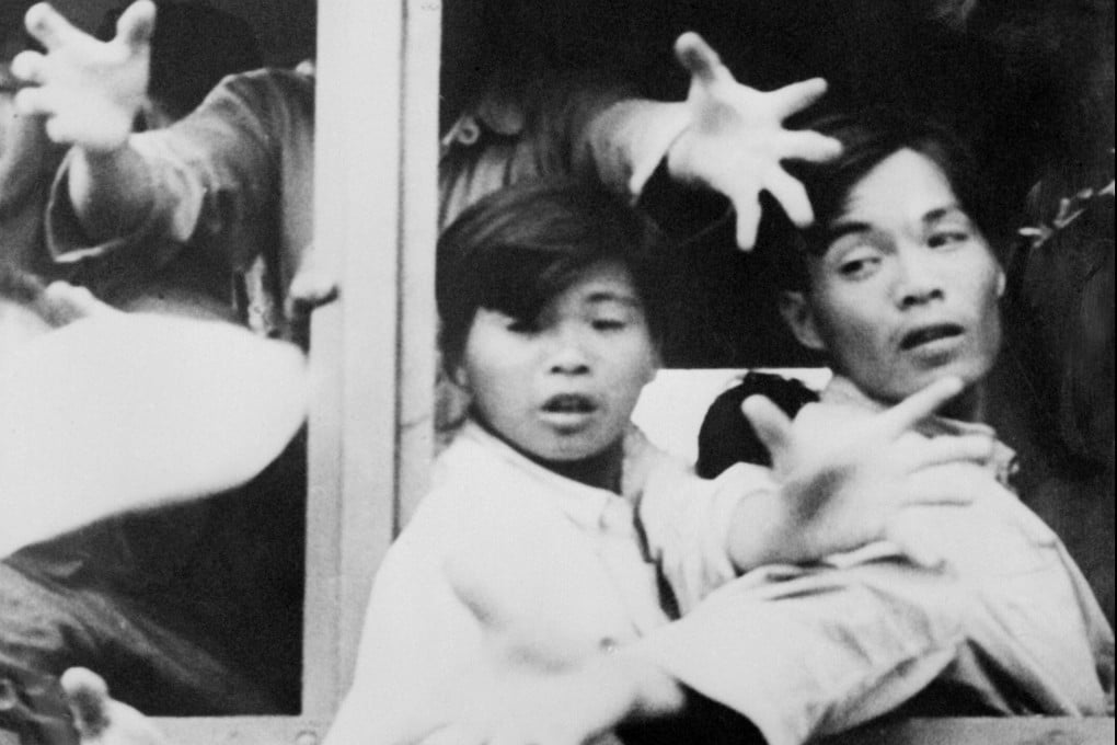Chinese refugees arriving in Hong Kong, in May 1962, ask for food. Photo: AFP